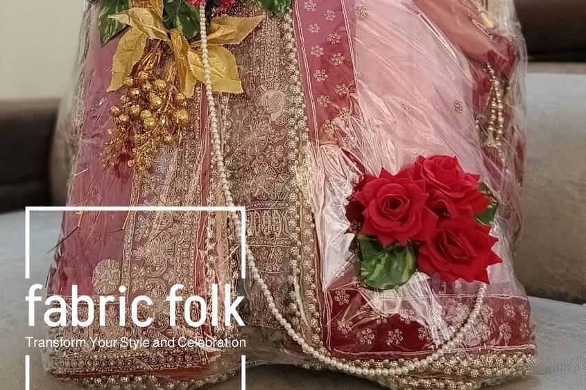 Lehenga packing by fabric folk