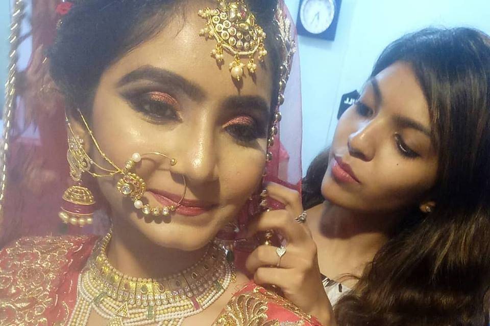 Bridal makeup