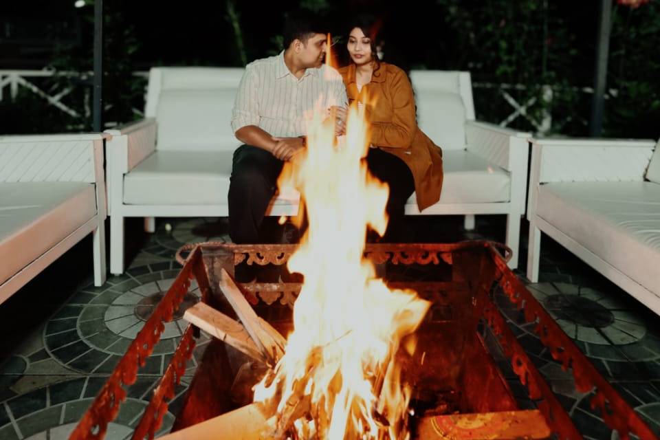 Bonfire Couple shoot