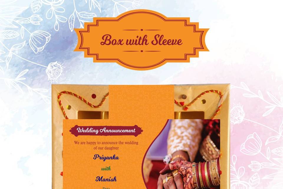Box with Personalized Sleeve