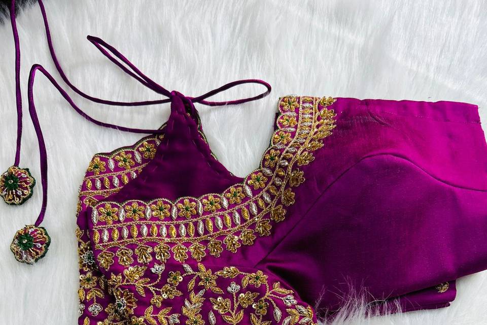 Wedding Blouse AARI Embroidery