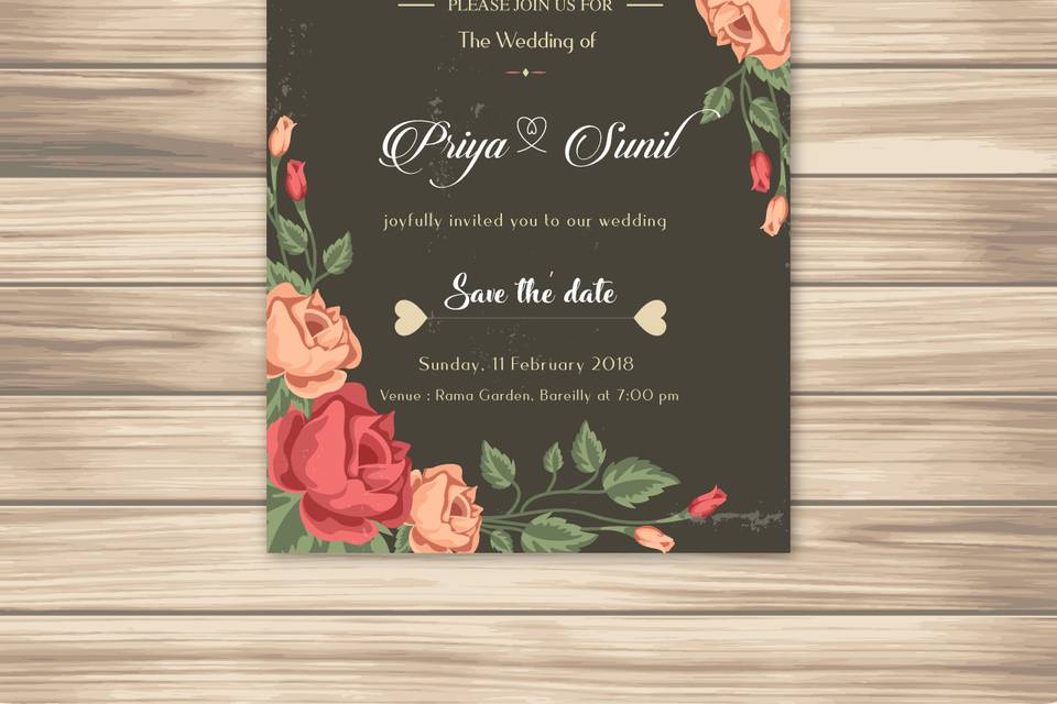 Wedding invite