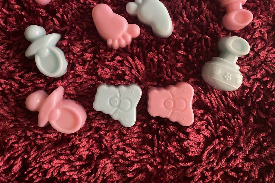 Baby shower theme soaps