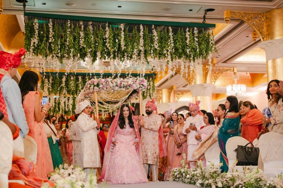 Bride entry