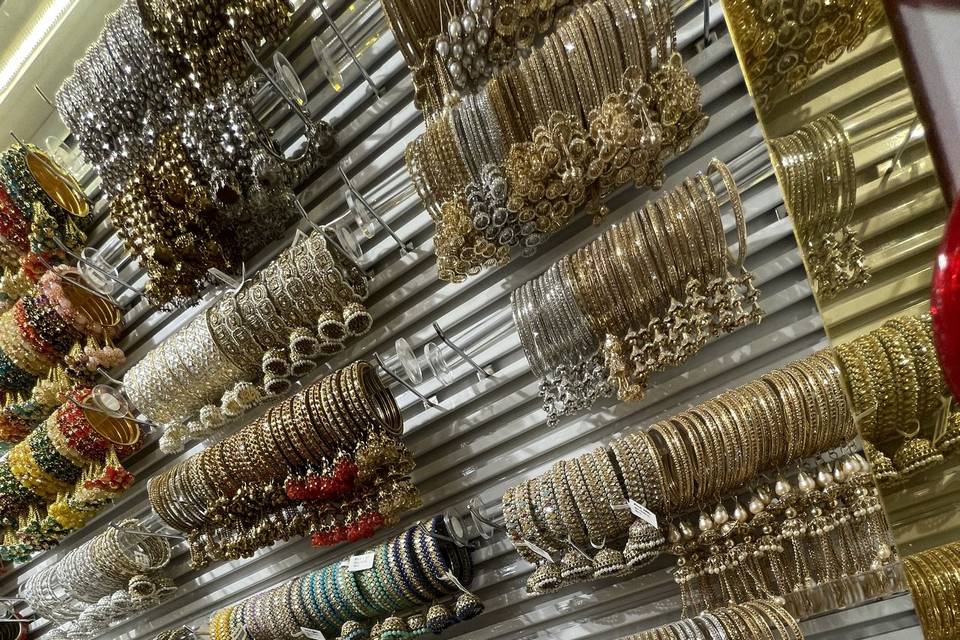 Display of traditional bangles