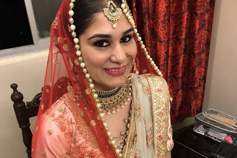 Bridal makeup