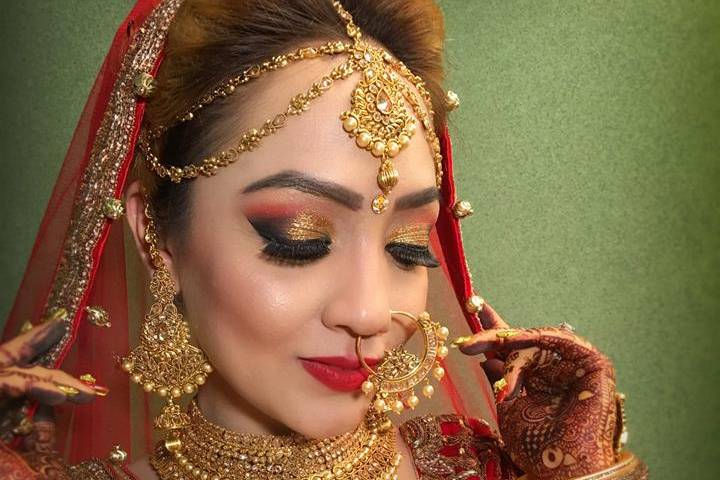 Bridal makeup