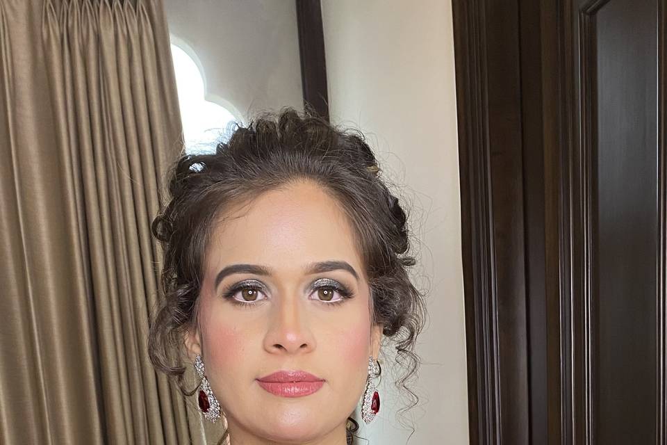 Engagement makeup look