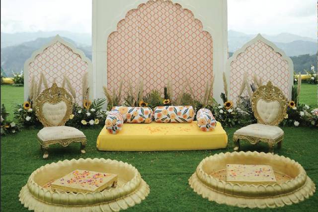Beautiful Haldi Decor