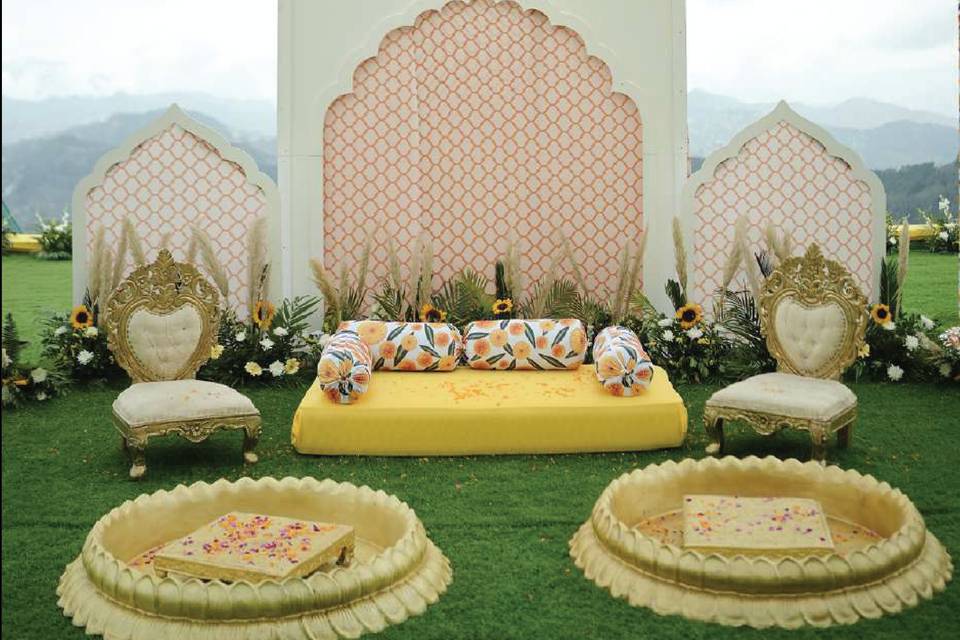Beautiful Haldi Decor