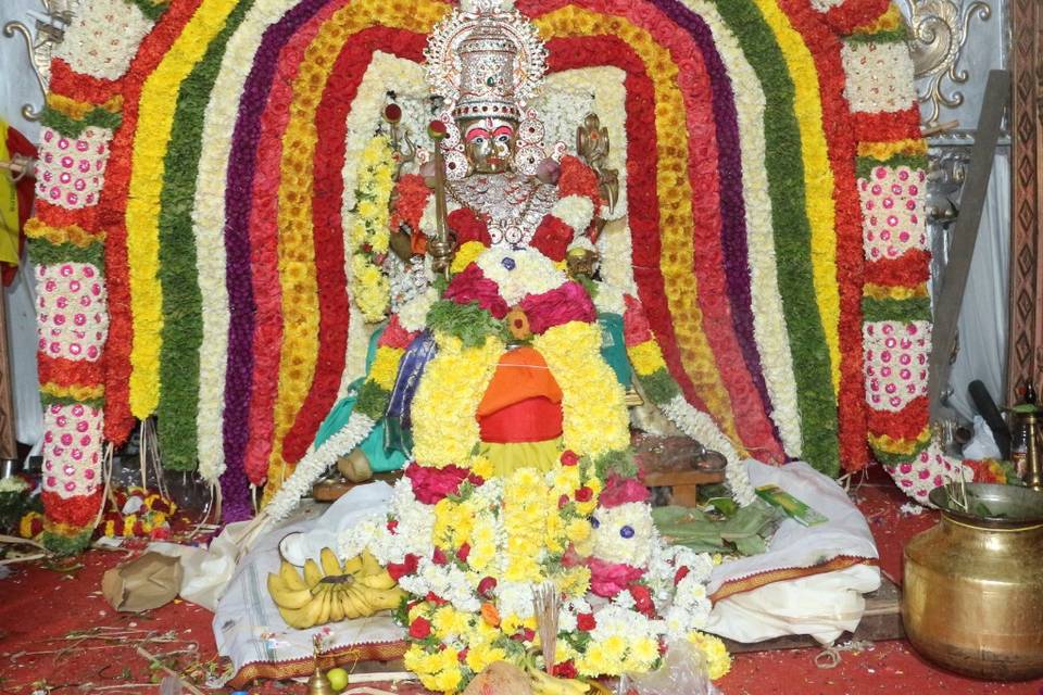 Sri Mariyamma Flower Decorations
