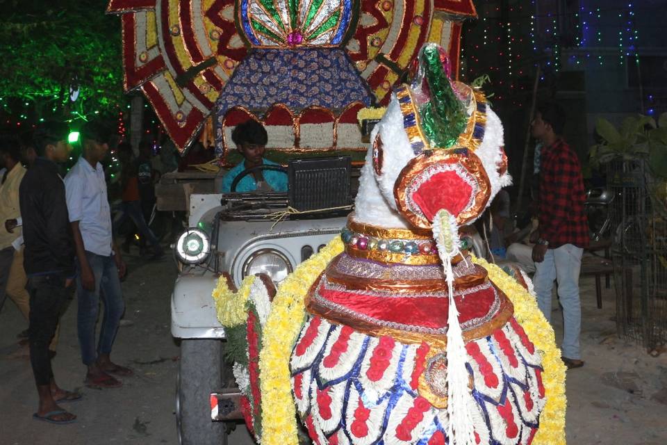 Sri Mariyamma Flower Decorations