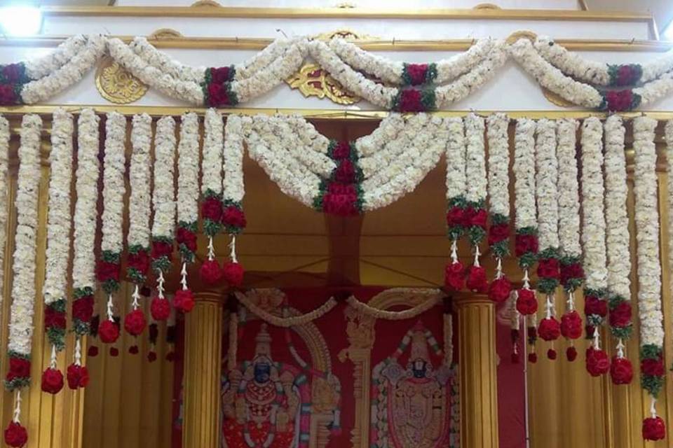 Sri Mariyamma Flower Decorations