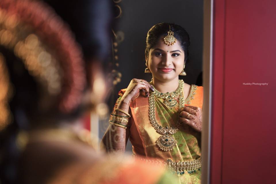 Bride Getting Ready Shot