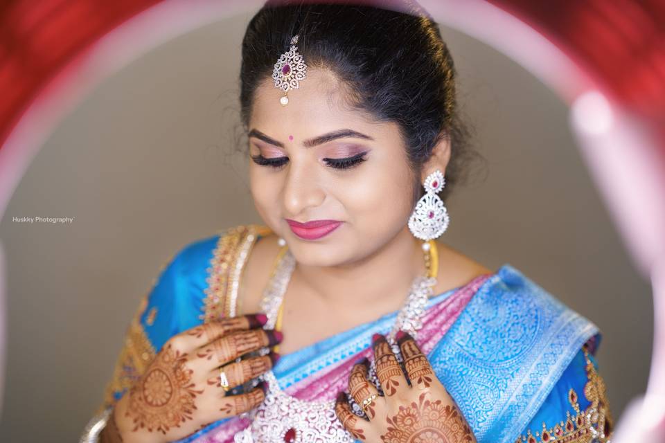 Bride Getting Ready Shot