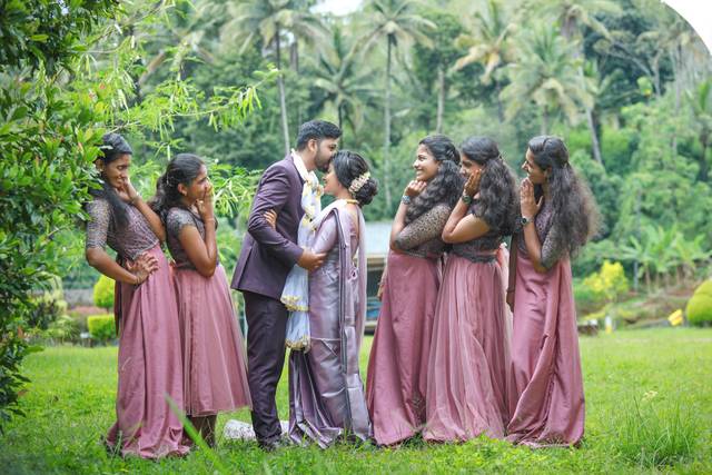 Brides girls Wedding day