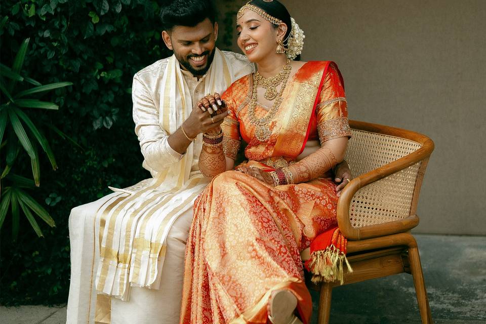 Bride and groom