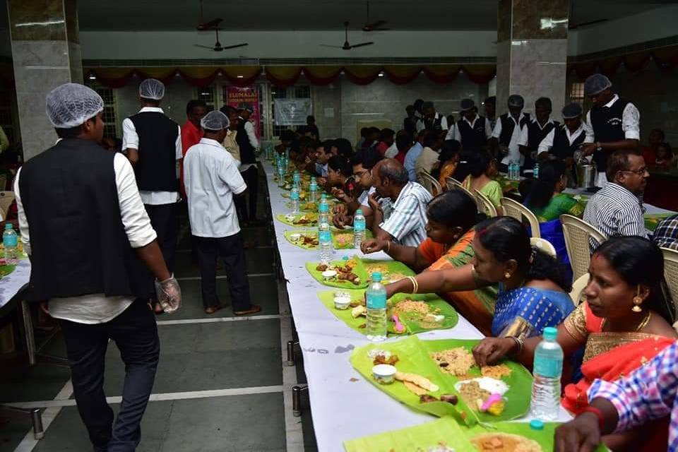 Catering setup