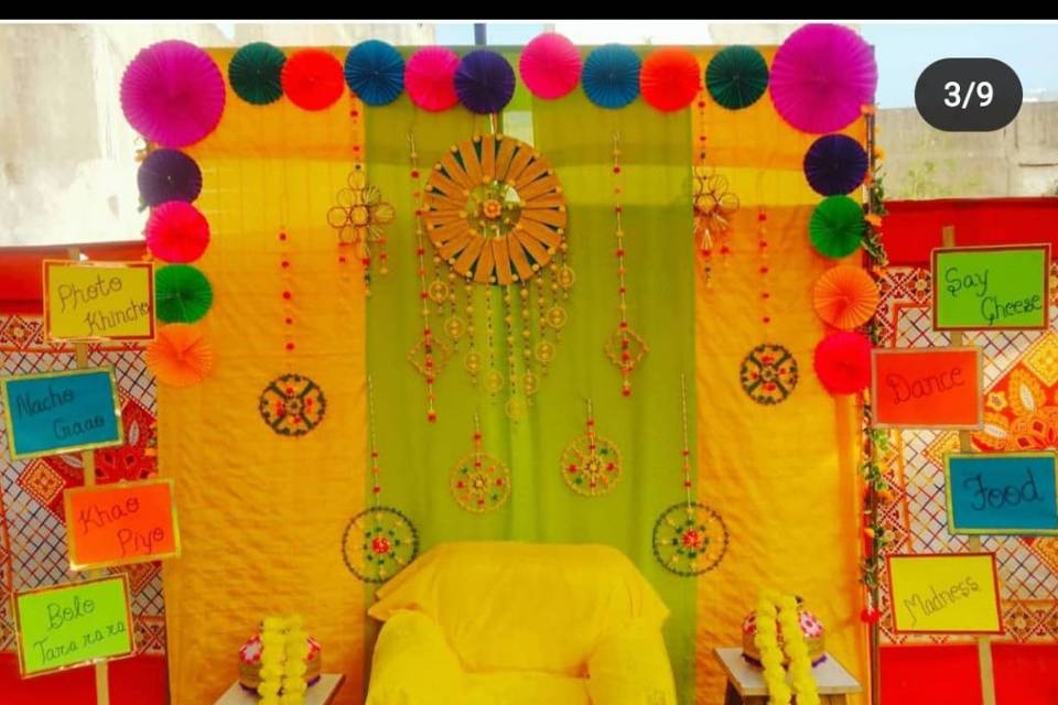 Haldi decor