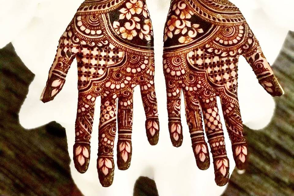 Indian bridal henna