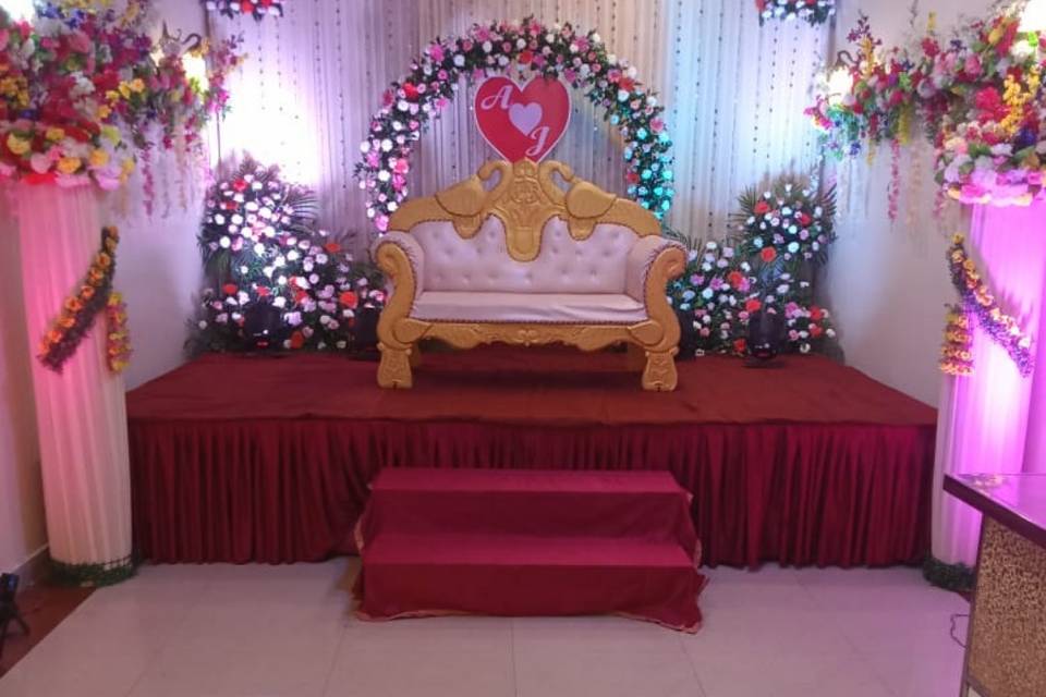 Stage for Ring ceremony