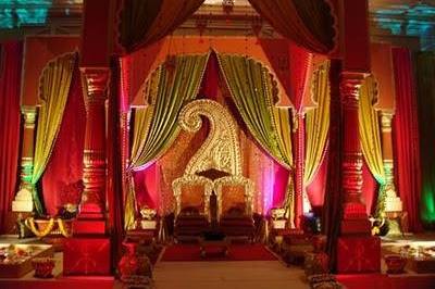 Mandap setup