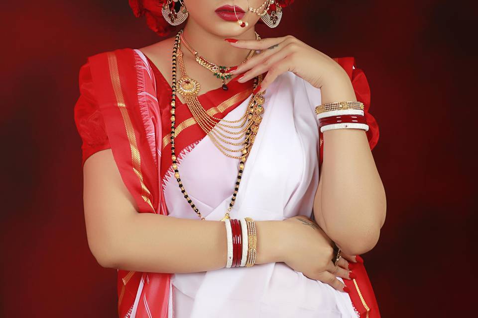 BANGALI BRIDE LOOK