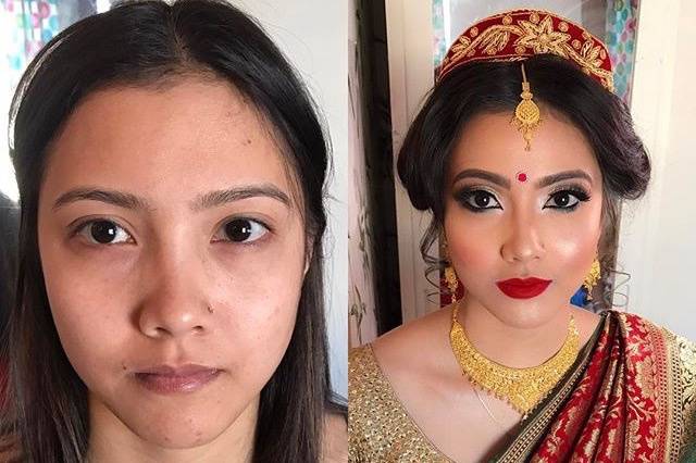 Bridal makeup