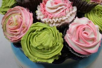 Designer cup cakes