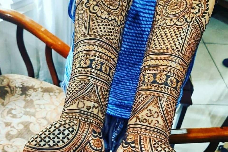 Bridal mehndi