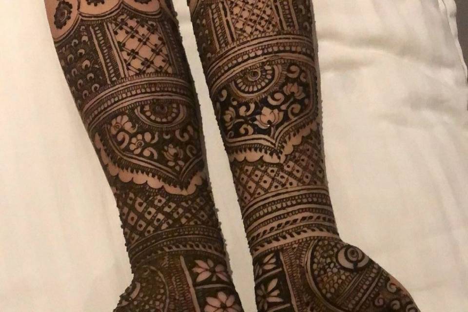 Bridal mehndi