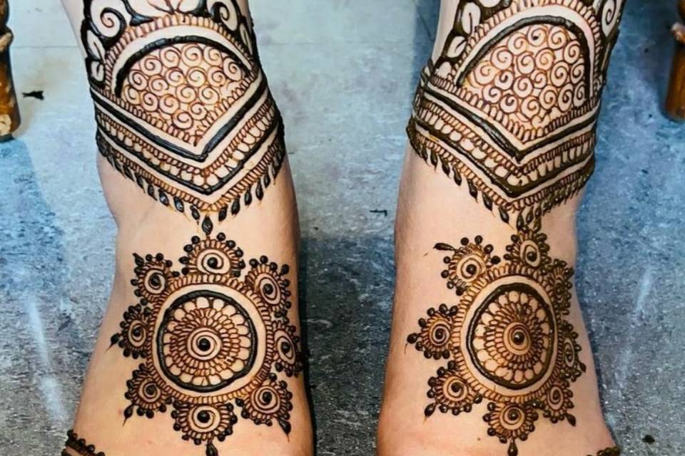 Bridal mehndi