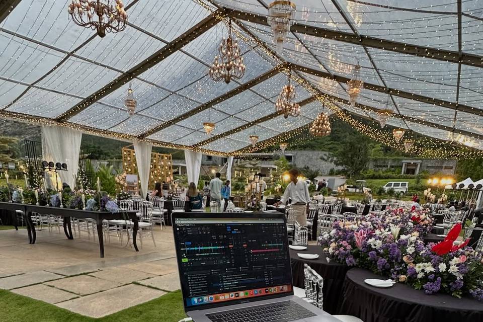 DJ setup