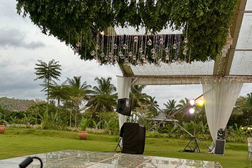 DJ setup