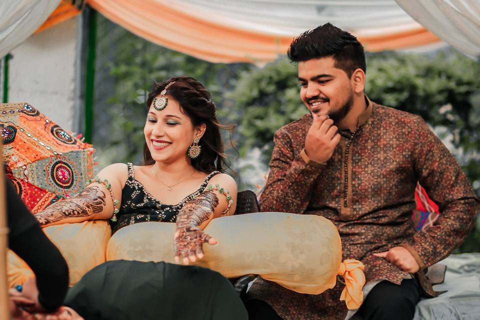 Sakshi & Saten - Mehendi Day