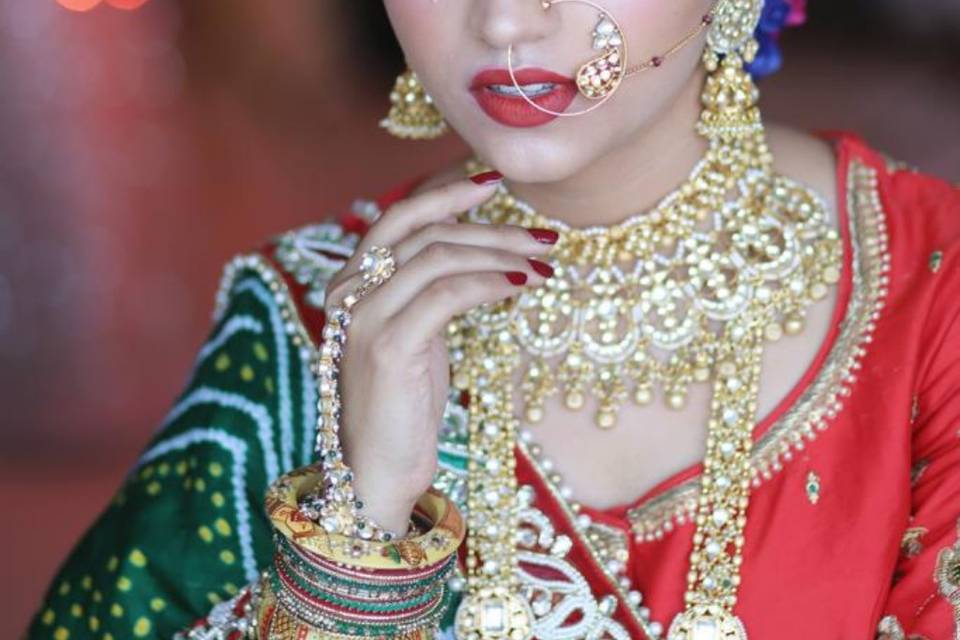 Bridal makeup