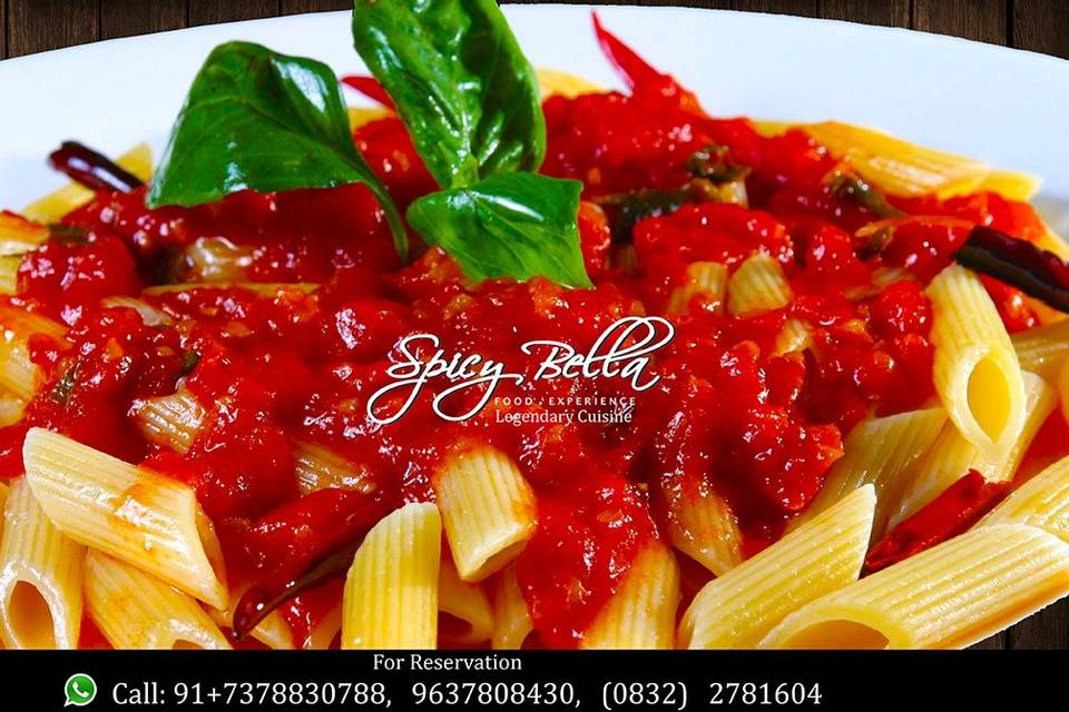 Italian pasta to Pamper you