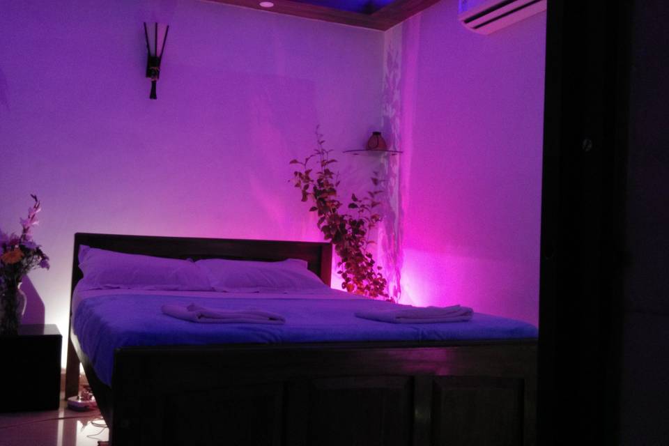 Romantic room ambiance