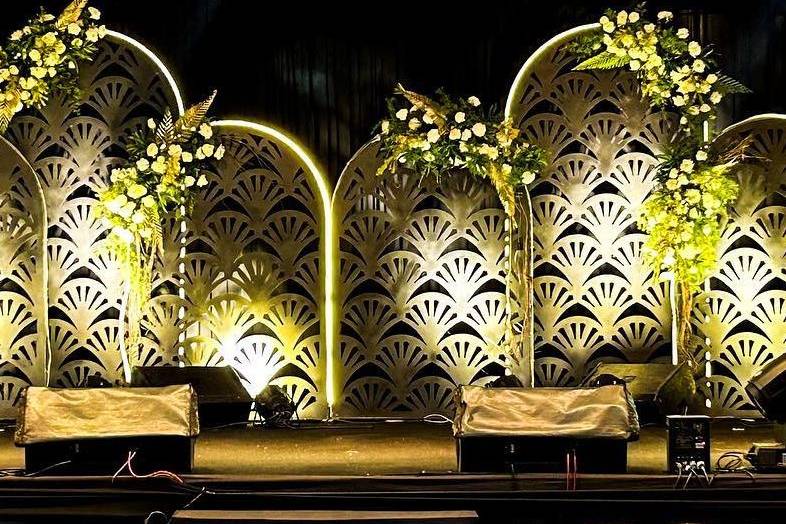 Sangeet stage decor