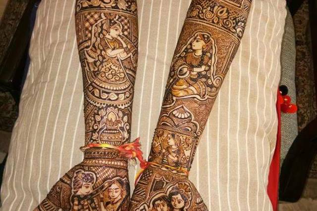 Tulsi Vivah 2020 Mehndi Design Easy Videos: Latest Simple Henna Patterns to  Adorn Your Palms for the Auspicious Festival of Tulasi Vivaha | 🙏🏻  LatestLY