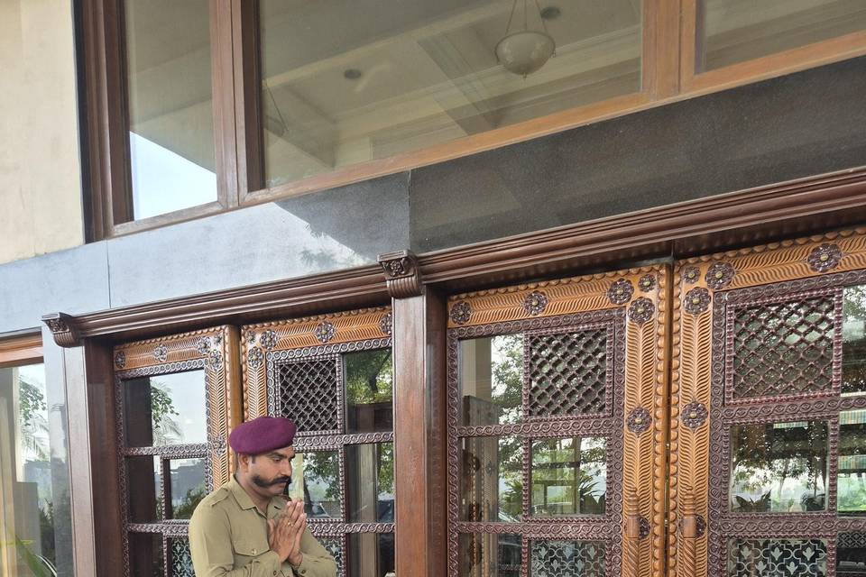 Welcoming Entrance & Staff