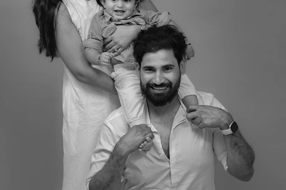 Vihansh family portrait