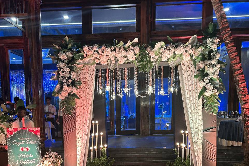 Entrance gate for sangeet