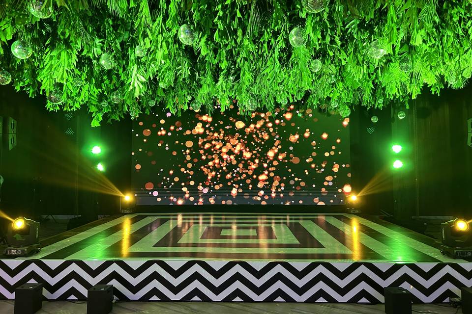 Sangeet stage