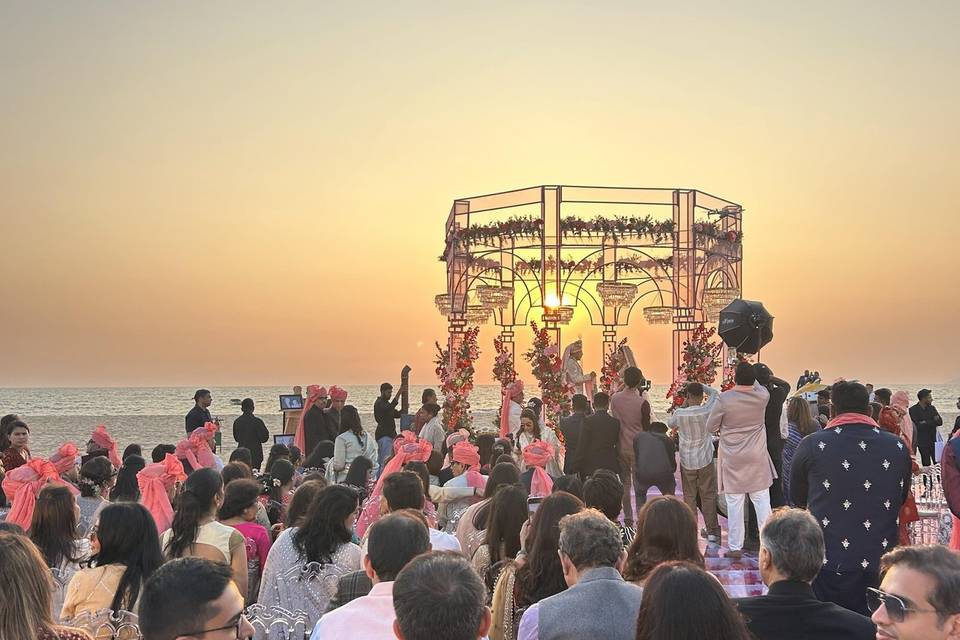 Sunset mandap