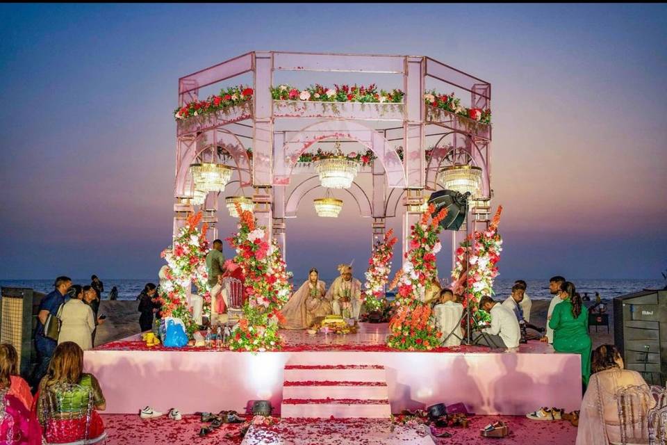 Beach mandap