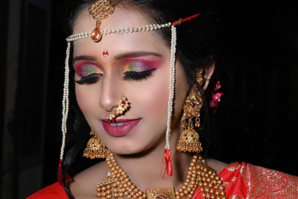 Bride at her Haldi