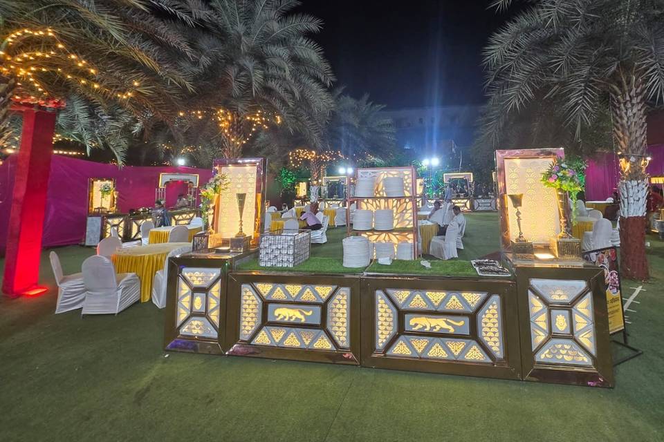 Catering setup