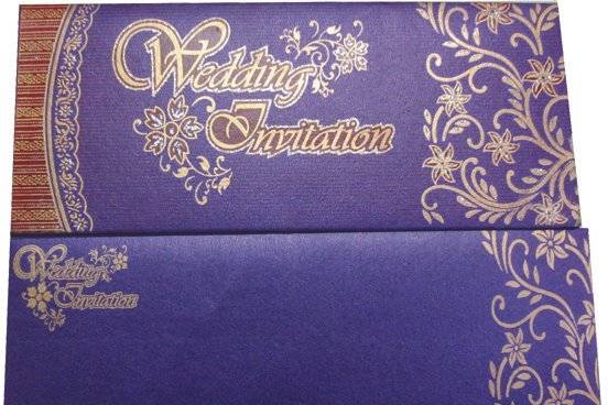 Wedding invitation card