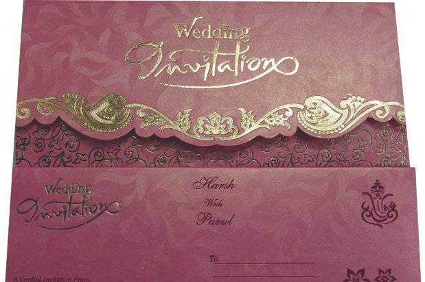 Wedding invitation card